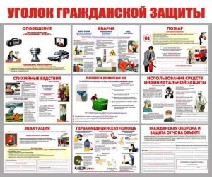 Уголок гражданской защиты