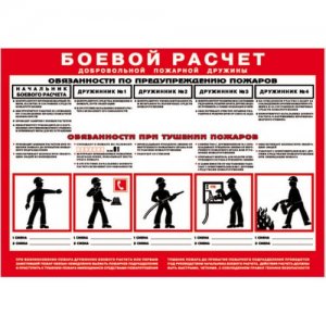 Инструкция Боевой расчет ДПД