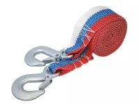 Трос буксир.Лента с крюками 5м 5т.